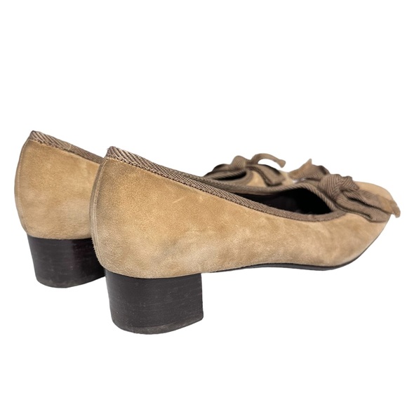 Salvatore Ferragamo Leather Suede Loafers - Picture 7 of 12